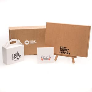 custom printed logo branded packaging