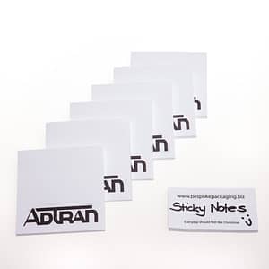 Sticky notes with personalised logo printing