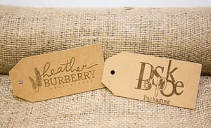 Printed Tags with logo