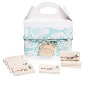 whitewash and colour printed USB and matching packaging ideas