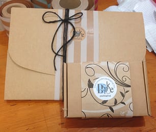 Example of how our customers receive their packages from Bespoke Packaging
